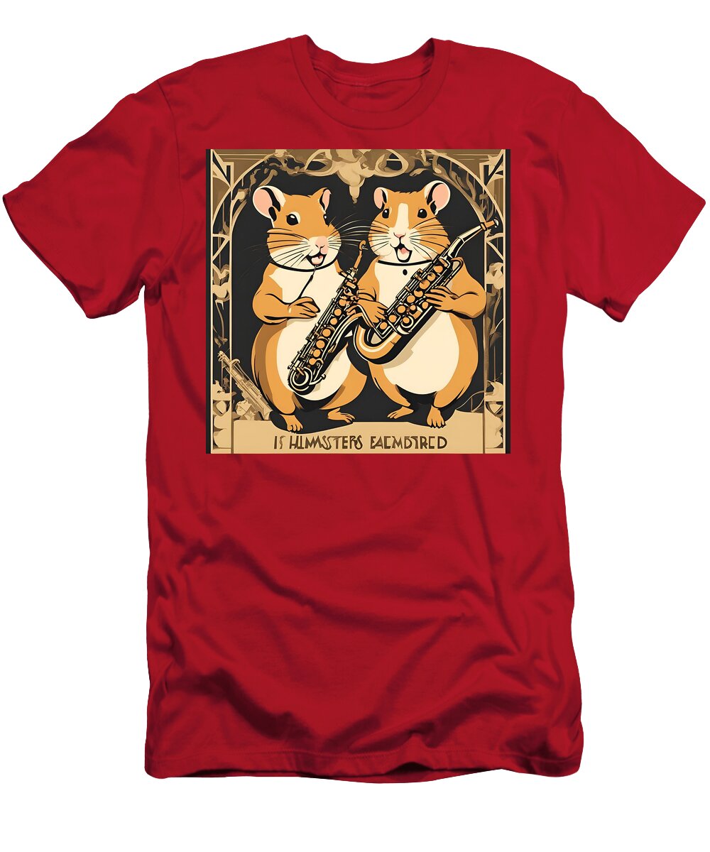 Hamster Saxophone Duo Ian Hutson T-Shirt