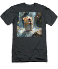 Hamster Singing with Microphone Under Waterfall Kamyu Bastian T-Shirt
