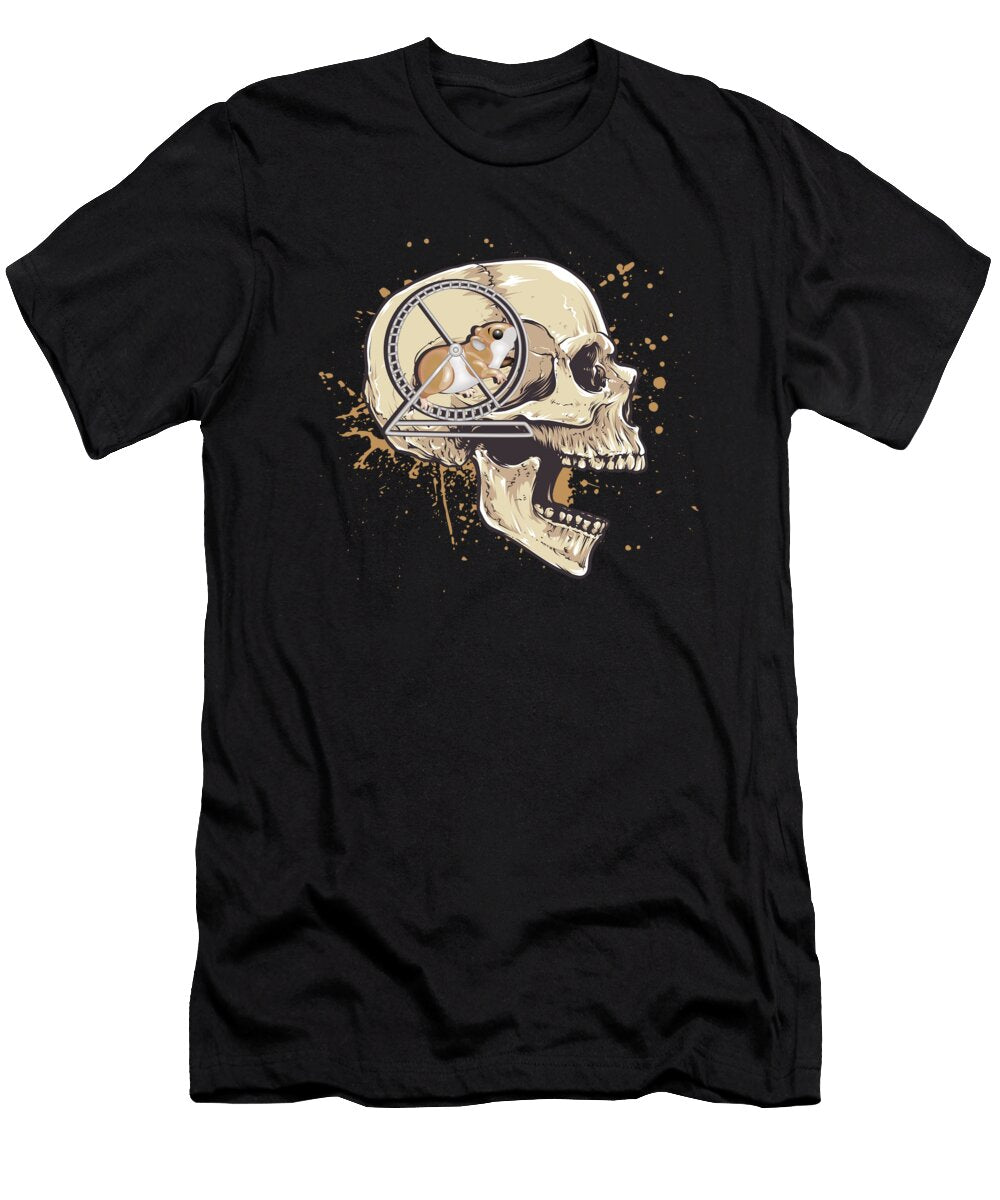 Hamster Skull Rodent Animal Pet Hamster Lover Gift Thomas Larch T-Shirt