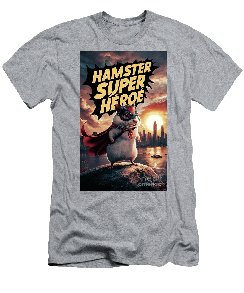 Hamster Superhero Rhys Jacobson T-Shirt