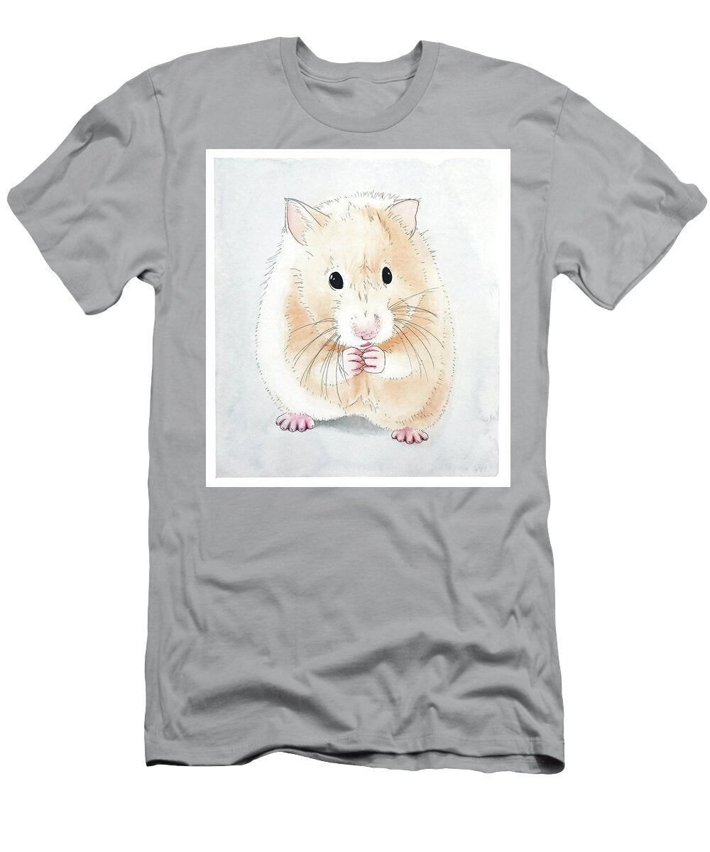 Hamster Watercolor Painting Michelle Wang T-Shirt