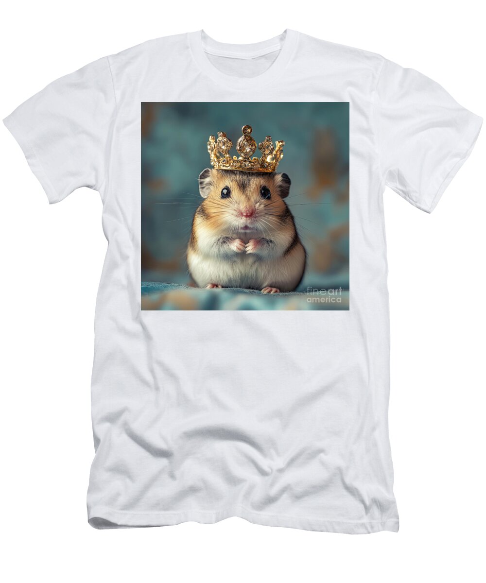 Hamster with Crown 01 Elisabeth Lucas T-Shirt