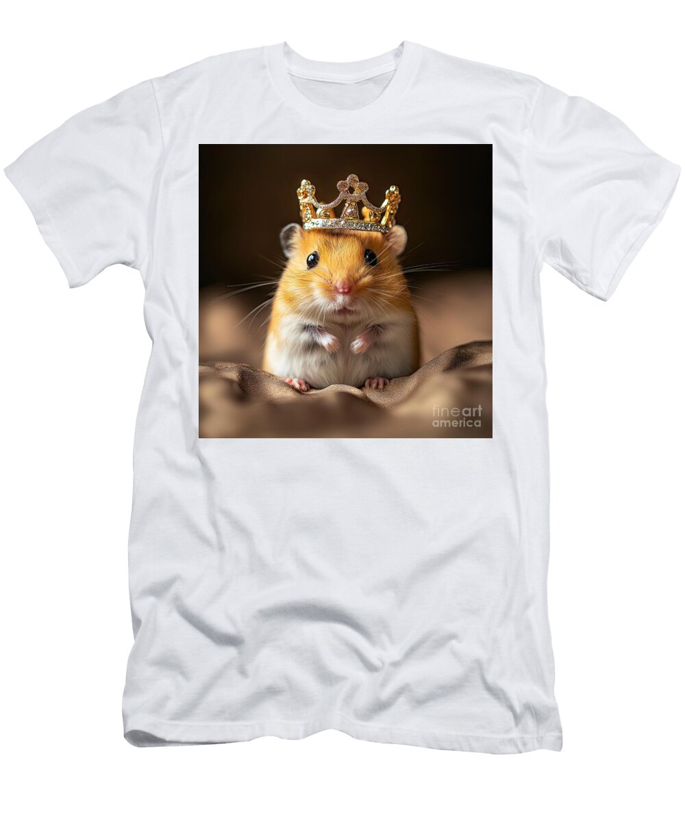 Hamster with Crown 02 Elisabeth Lucas T-Shirt