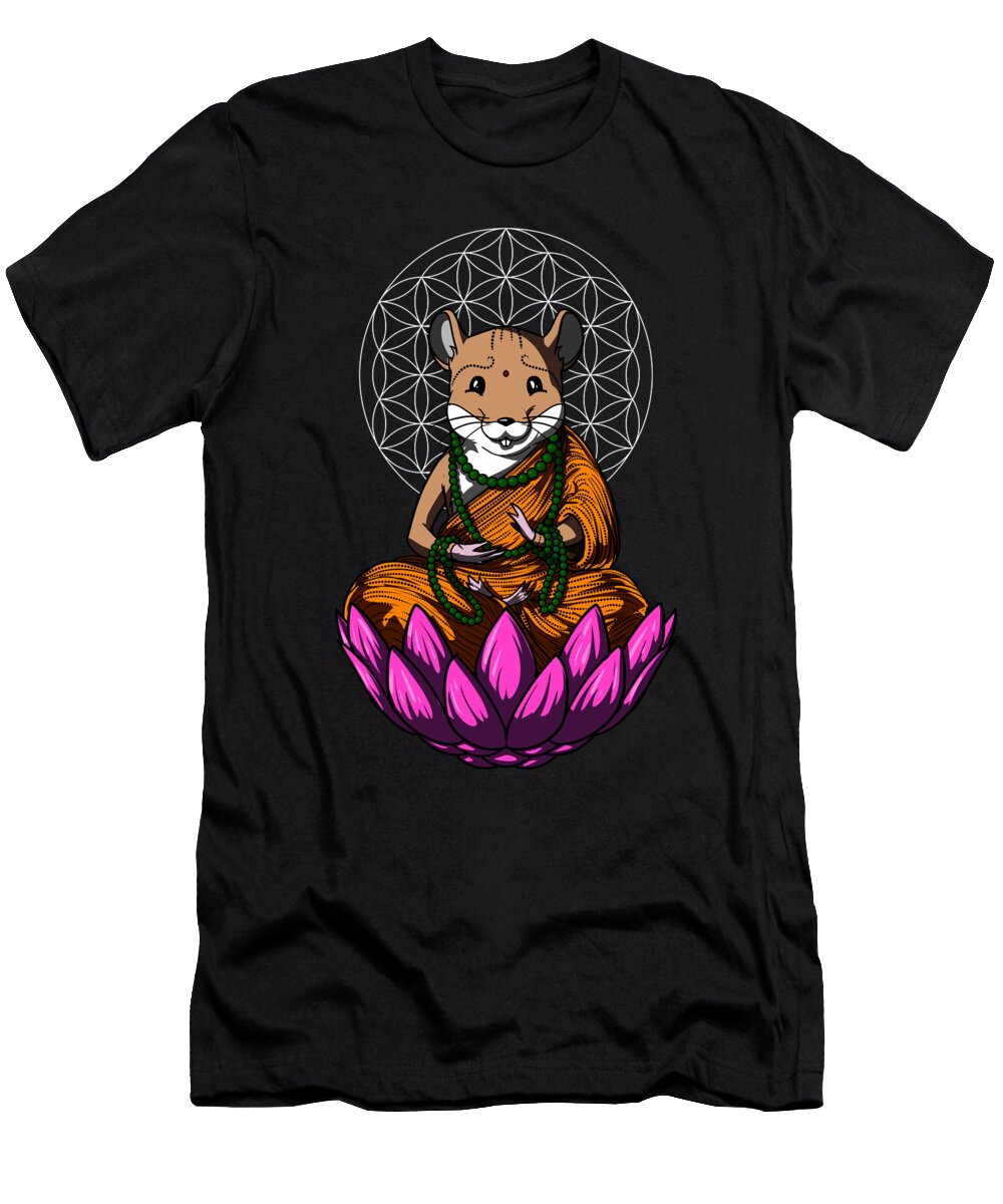 Hamster Zen Yoga Pet Nikolay Todorov T-Shirt