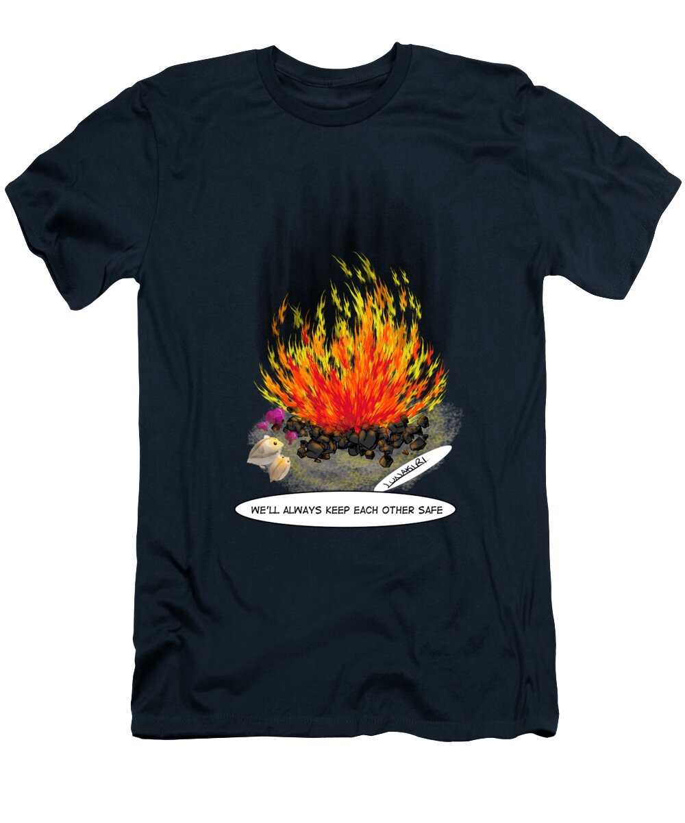 Hamsters By a Fire Lunakiri T-Shirt