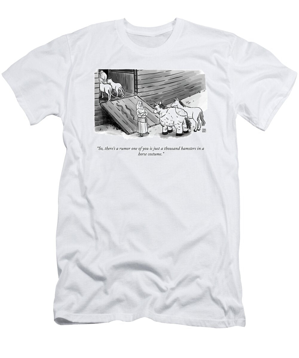 Hamsters in a Horse Costume Pia Guerra and Ian Boothby T-Shirt