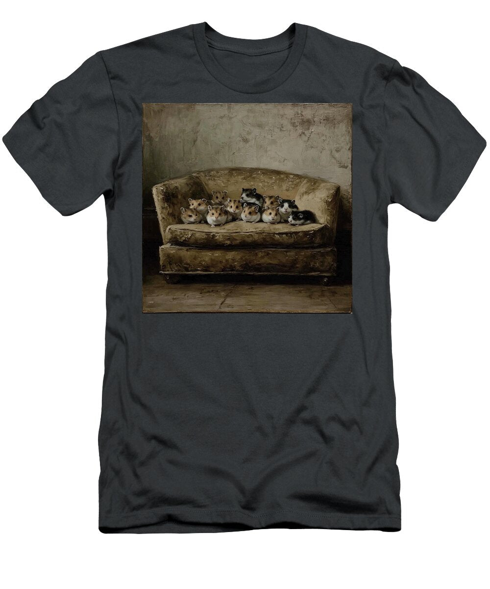 Hamsters on a Couch Fabrizio Cassetta T-Shirt