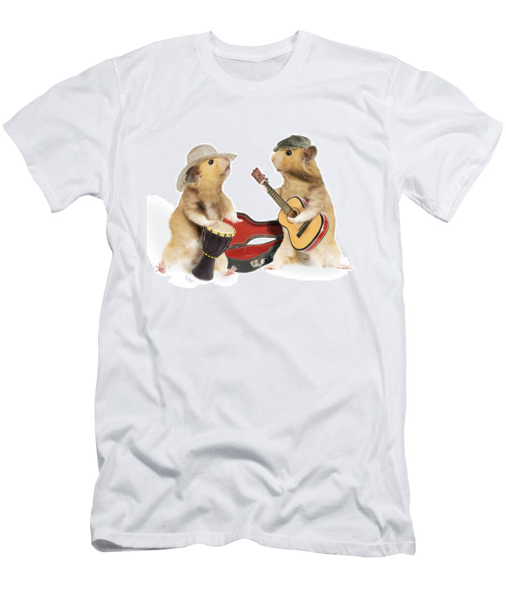 Hamsters Playing Instruments Jean Michel Labat T-Shirt