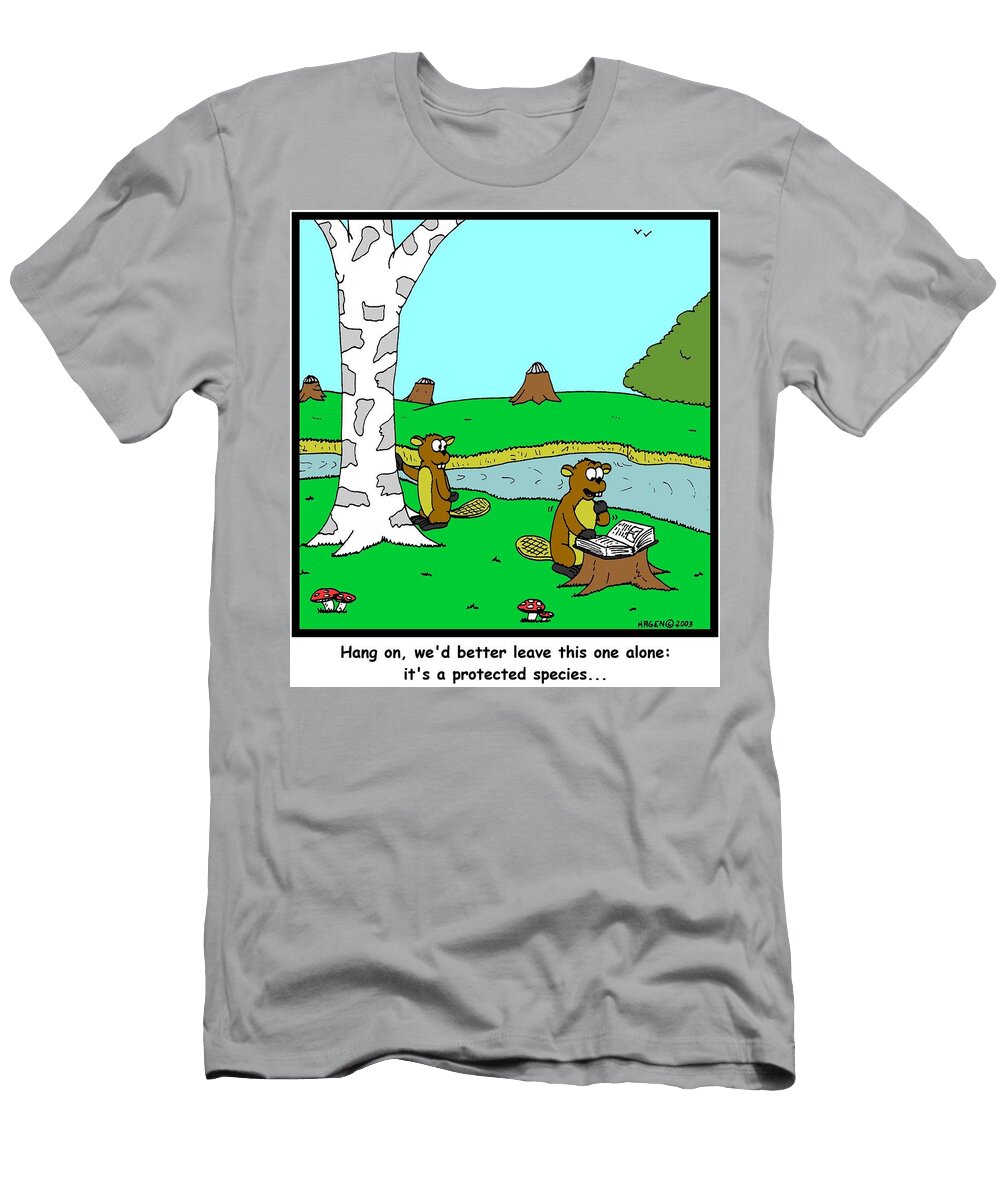Hang on Wed Better Leave This One Alone Its a Protected Hagen T-Shirt