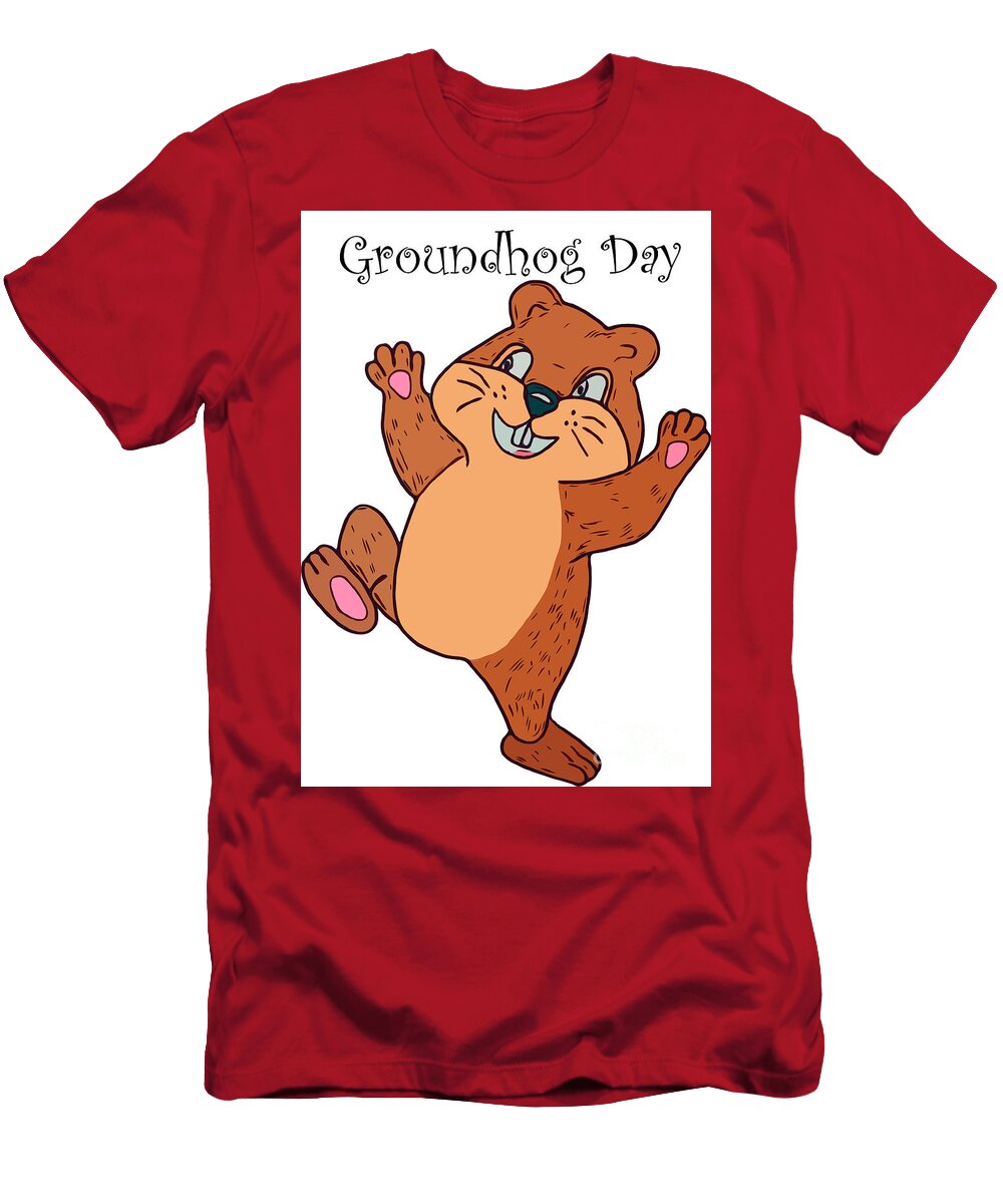 Happy Groundhog Day Irina Pokhiton T-Shirt