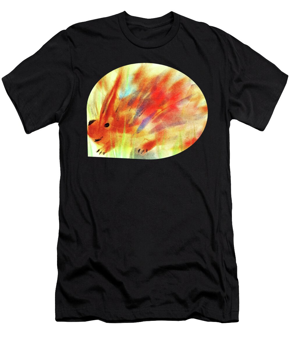 Happy Hedgehog Anastasiya Malakhova T-Shirt