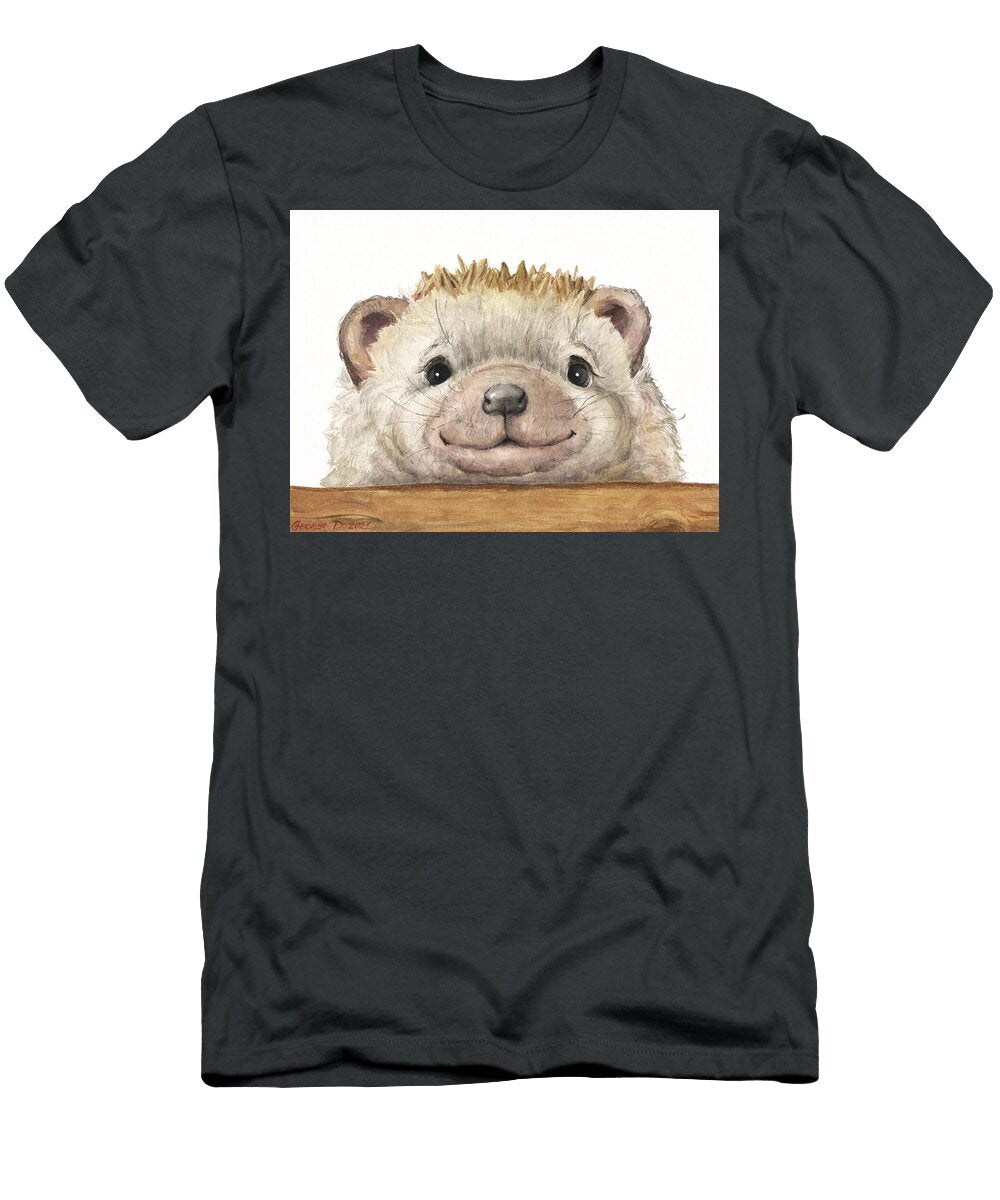 Happy Hedgehog George Dyachenko T-Shirt