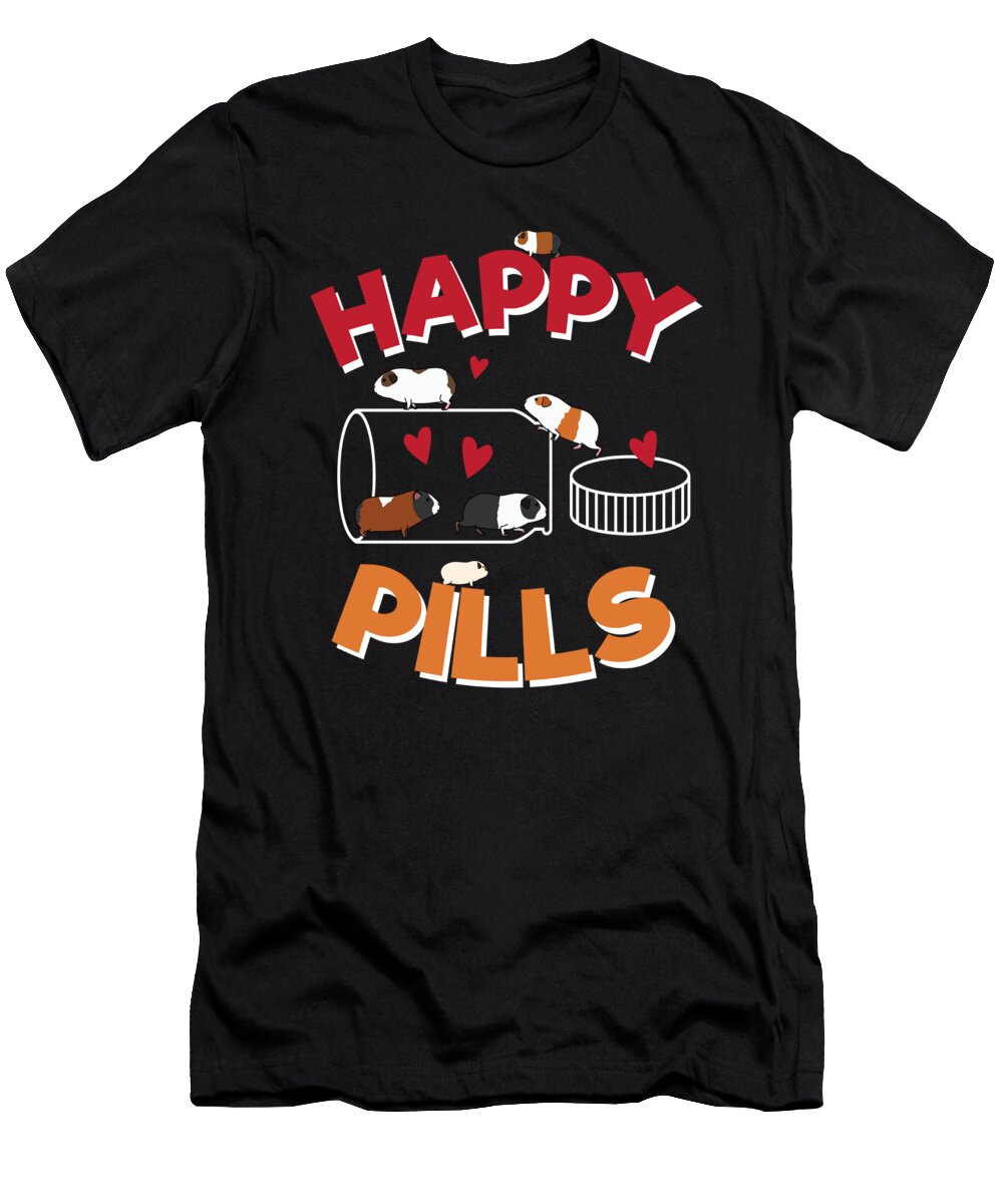 Happy Pills Guinea Pig Moon T-Shirt