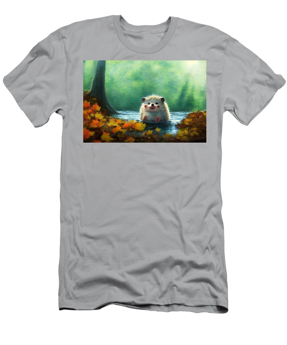 Harry the Hedgehog Bath Time Smart Aviation T-Shirt