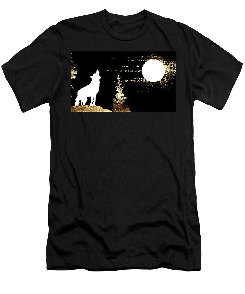 Harvest Moon and Coyote 2 Marilyn Hunt T-Shirt