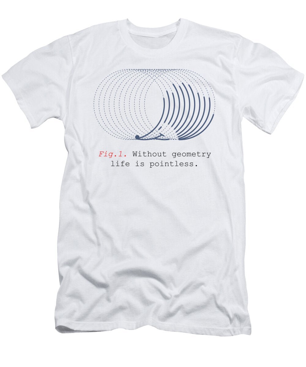 Hed Geo Hog Geometric Animal Illustration Mustafa Akgul T-Shirt