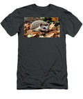Hedgehog Among Autumn Leaves Colorful Points T-Shirt