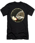 Hedgehog and an Apple Slice Anastasiya Malakhova T-Shirt