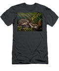 Hedgehog and Squirrel Encounter Janet Sannipoli T-Shirt