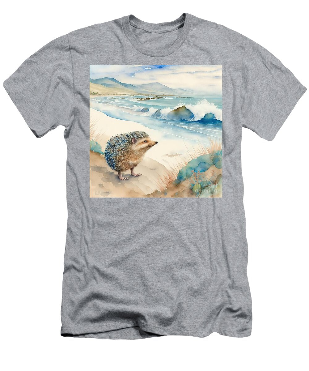 Hedgehog At Beach N Akkash T-Shirt