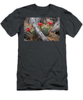 Hedgehog Cactus in Bloom Panoramic Images T-Shirt