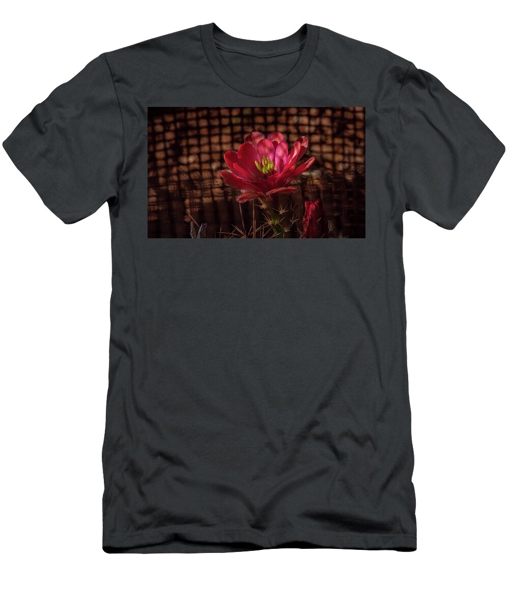 Hedgehog Cactus in Scarlett Linda Unger T-Shirt