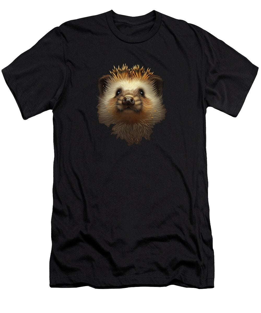 Hedgehog Comical Moments Doris Santiago Art T-Shirt