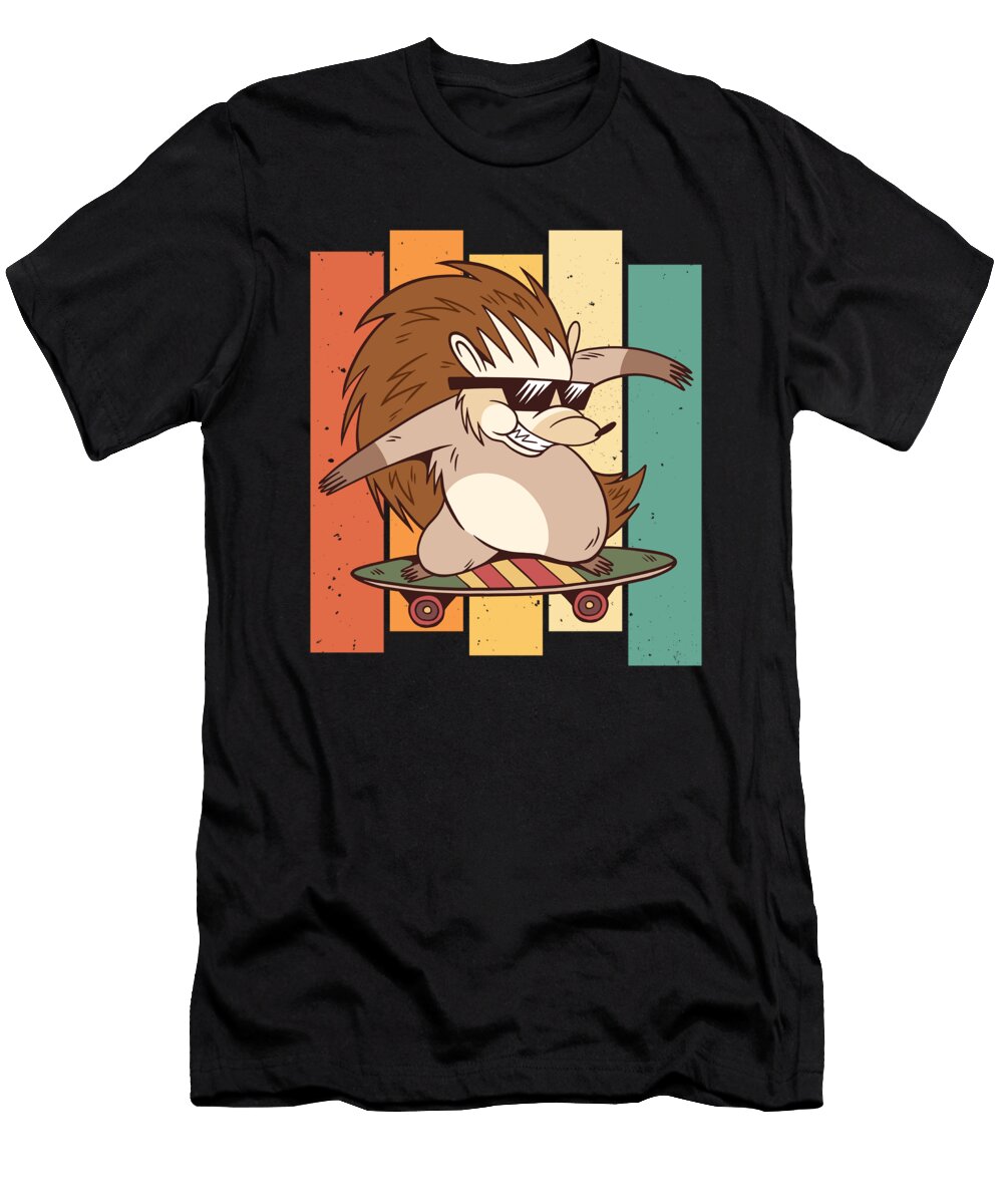 Hedgehog Crazy Squirrel T-Shirt