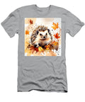 Hedgehog Cute Animal Autumn Wildlife Forest Animals Colorful Rhys Jacobson T-Shirt
