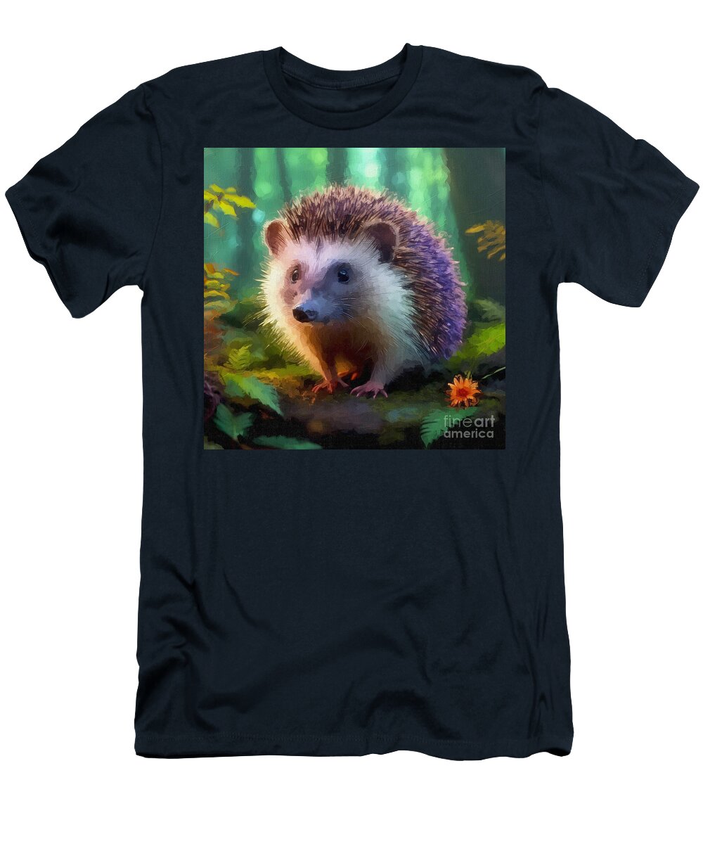 Hedgehog Cute Animals Erinaceinae Lisa Sandra T-Shirt