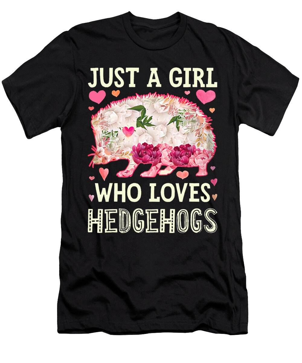 Hedgehog Doodle Forest Hedgehogs Mouse Pampered Pets Hedge Hog Hedgie Grover Mcclure T-Shirt