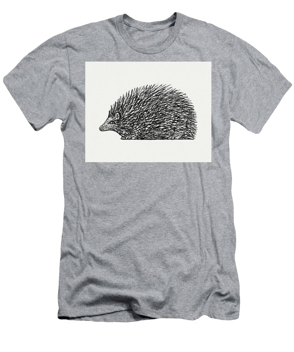 Hedgehog Drawing in High Resolution By Leo Gestel Original From the Rijksmuseum Digitally Enhance Motionage Designs T-Shirt