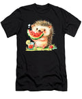 Hedgehog Enjoying Watermelon on a Sunny Day with Sophie Eleanor T-Shirt
