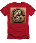 Hedgehog Family in Wooden Frame Ego Crash T-Shirt
