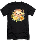 Hedgehog Forest Animal Watercolor Floral Heidi Joyce T-Shirt