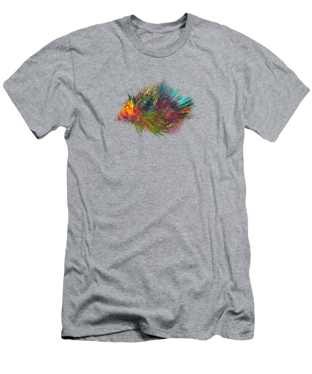 Hedgehog Fractal Art Justyna Jbjart T-Shirt