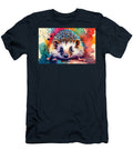 Hedgehog Funny Animal Colors Close Up Rhys Jacobson T-Shirt