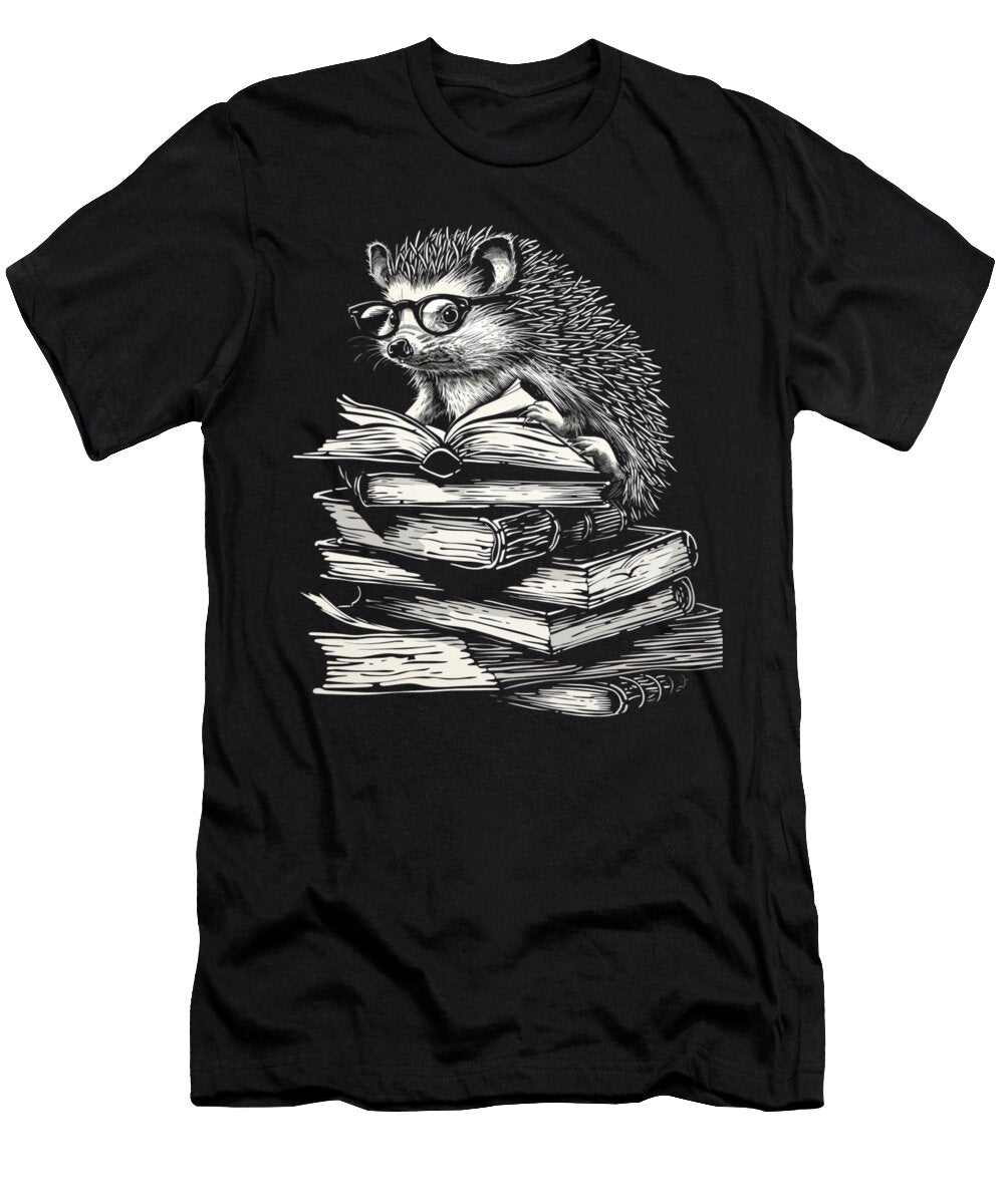 Hedgehog Habitat Insights Doris Santiago Art T-Shirt