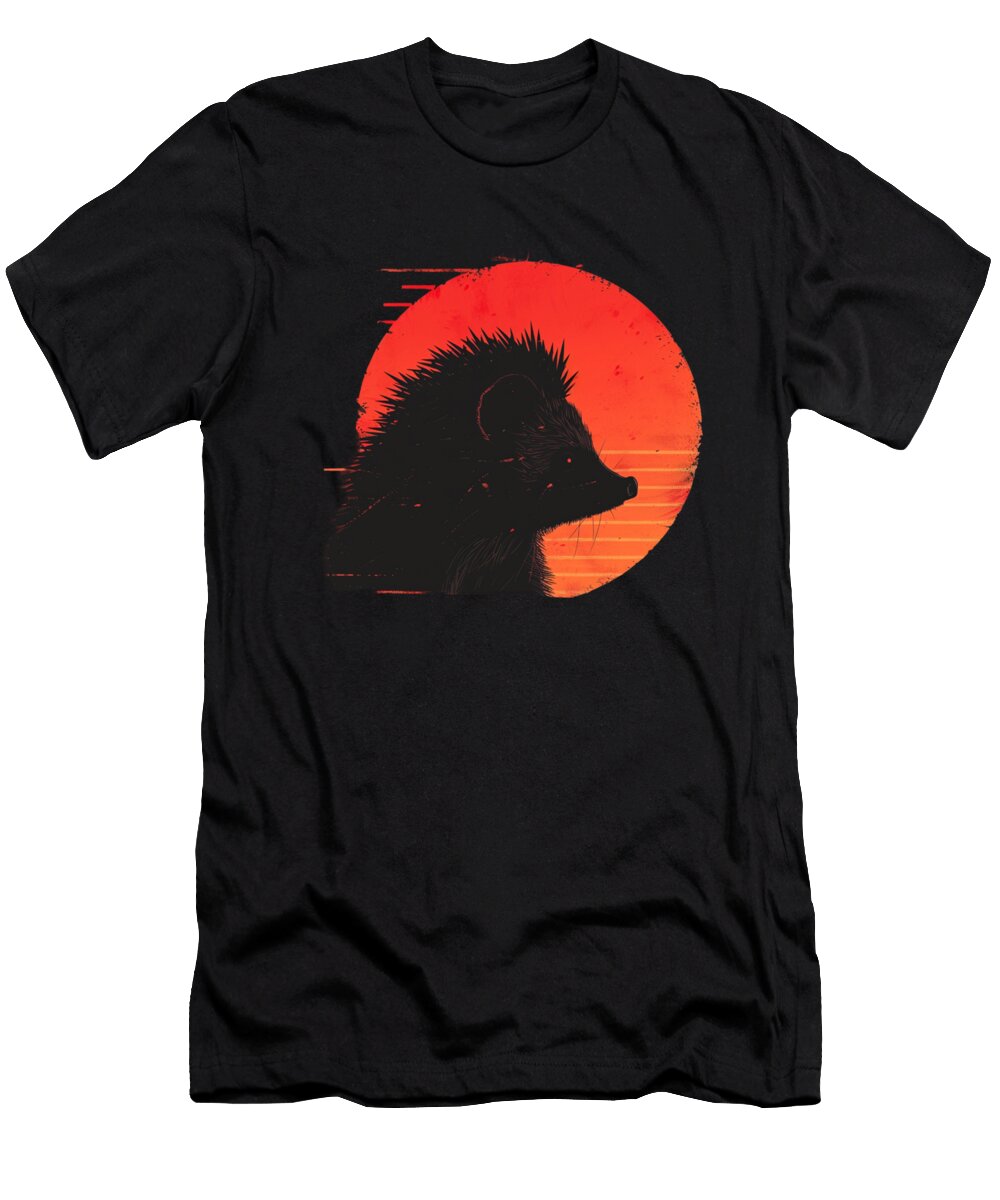 Hedgehog Health Check Doris Santiago Art T-Shirt