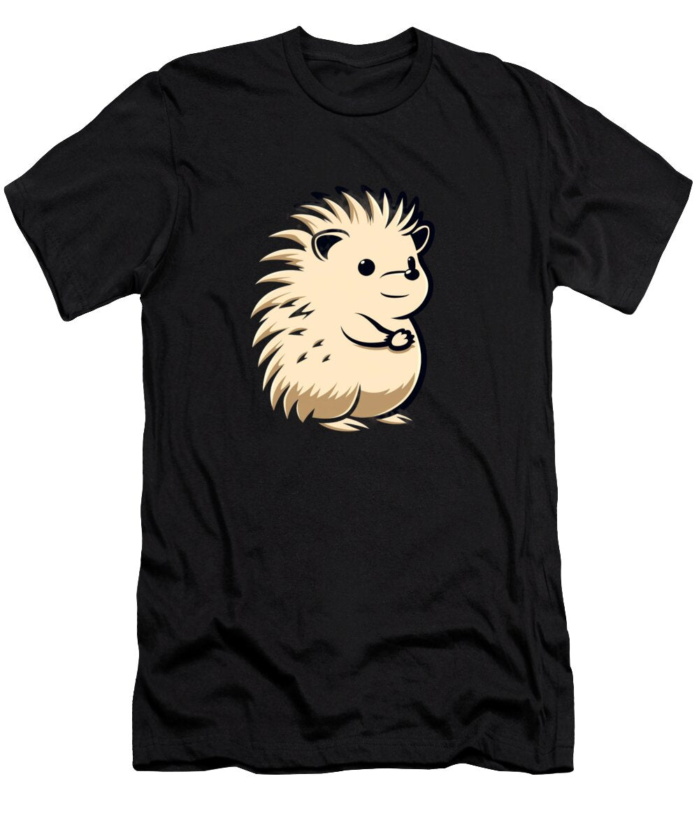 Hedgehog Hibernation Patterns Doris Santiago Art T-Shirt