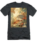 Hedgehog Illustration Hedgehog in Autumnal Forest Illustration Autumnal Forest Nature Scene Clint Mclaughlin T-Shirt