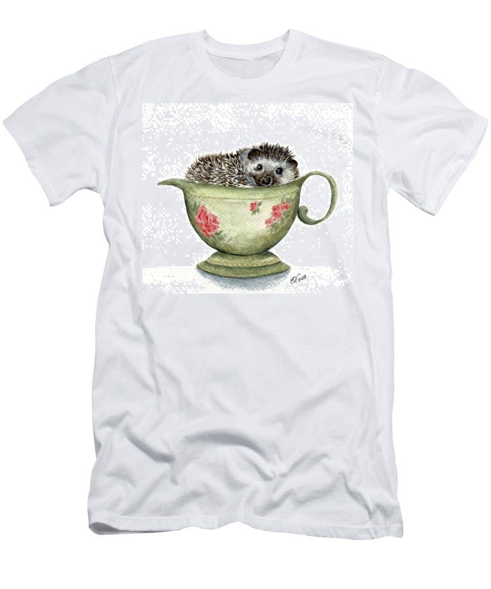 Hedgehog in a Gravy Boat Elise Vandenberg T-Shirt