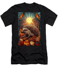 Hedgehog in Autumn Forest Hedgehog Luna Farmer T-Shirt