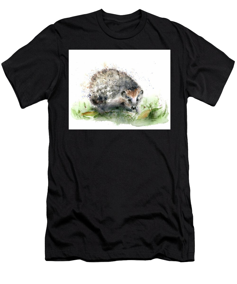 Hedgehog in Meadow Olga Tchefranov T-Shirt