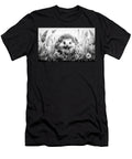 Hedgehog in the Sunshine Painting Black and White Debra and Dave Vanderlaan T-Shirt