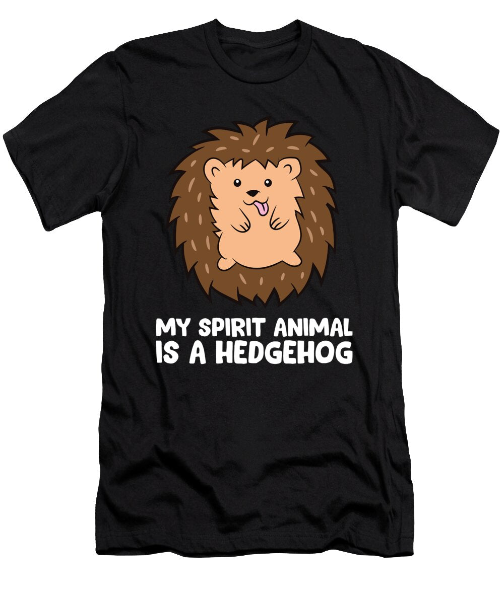 Hedgehog Lover My Spirit Animal Is a Hedgehog Eq Designs T-Shirt