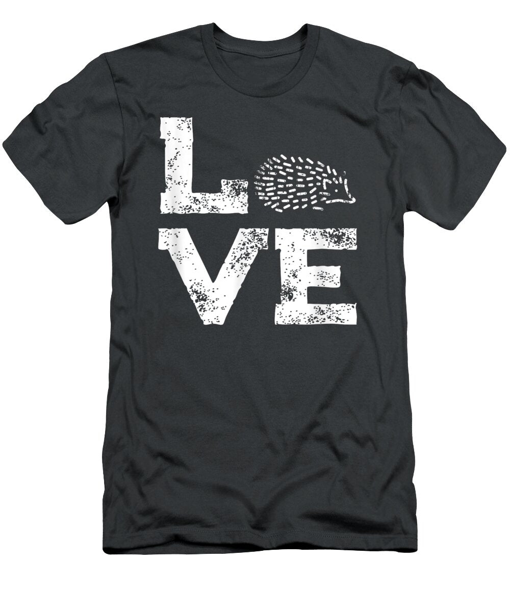 Hedgehog Lover Valentines Day Chrisa Caeli T-Shirt