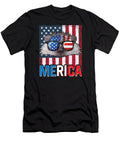 Hedgehog Merica 4th of July American Patriotic Hedgehog Acil Kancil T-Shirt