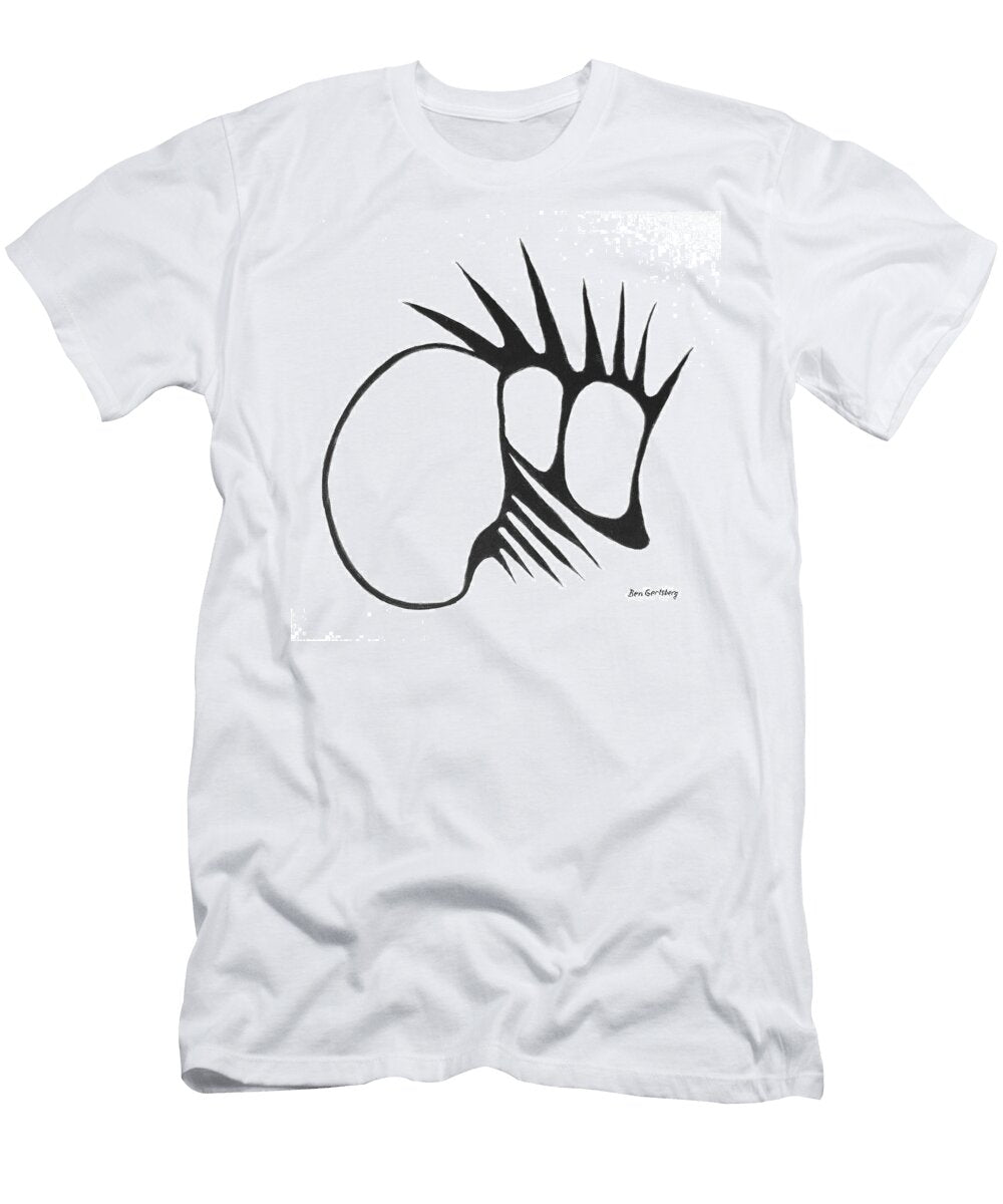 Hedgehog No 2 in Black and White Ben and Raisa Gertsberg T-Shirt