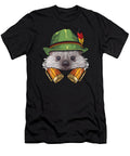 Hedgehog Oktoberfest Lederhosen German Beer Fest Bavarian Acil Kancil T-Shirt